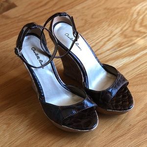 ❤️SOLD❤️Charlotte Russe Wedges